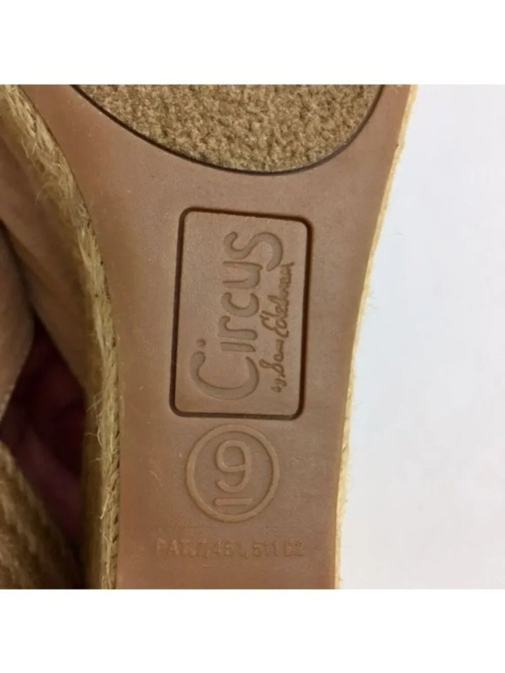 Circus Sam Edelman Bea Beige Wedge Espadrille Platform Sandals 9